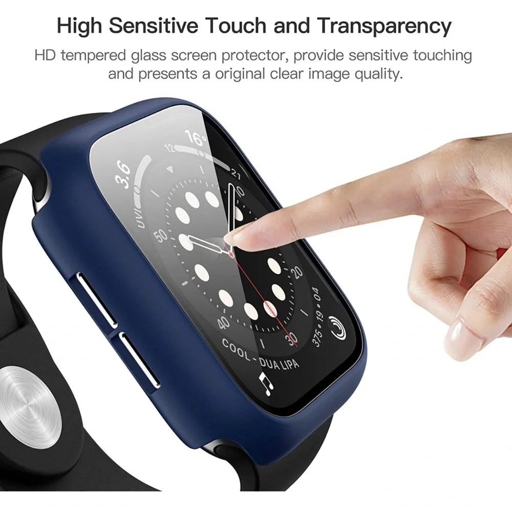 Watch Case Variety Pack (12 Pack) 38mm with Tempered Glass- Series 3, 2, 1